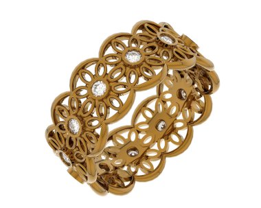 Halka arka planda izole. 3d görüntüleme - illüstrasyon