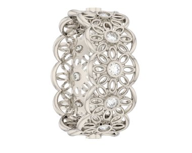 Halka arka planda izole. 3d görüntüleme - illüstrasyon