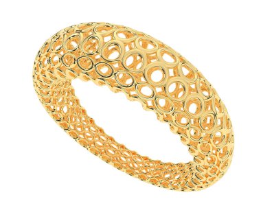 Halka arka planda izole. 3d görüntüleme - illüstrasyon