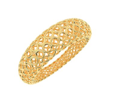 Halka arka planda izole. 3d görüntüleme - illüstrasyon