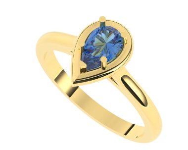 Halka arka planda izole. 3d görüntüleme - illüstrasyon