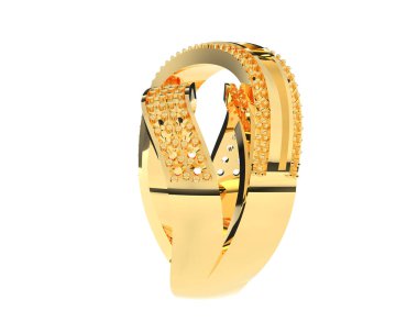 Halka arka planda izole. 3d görüntüleme - illüstrasyon