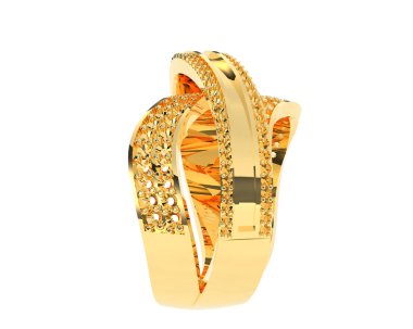 Halka arka planda izole. 3d görüntüleme - illüstrasyon