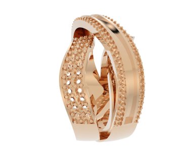 Halka arka planda izole. 3d görüntüleme - illüstrasyon