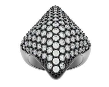 Halka arka planda izole. 3d görüntüleme - illüstrasyon