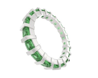 Halka arka planda izole. 3d görüntüleme - illüstrasyon