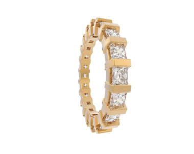 Halka arka planda izole. 3d görüntüleme - illüstrasyon