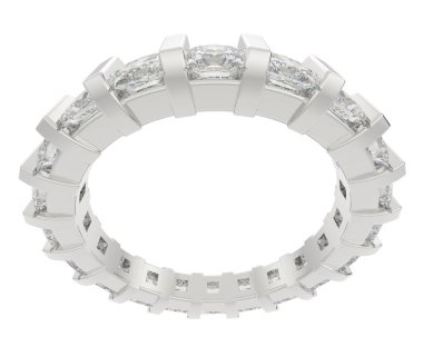 Halka arka planda izole. 3d görüntüleme - illüstrasyon