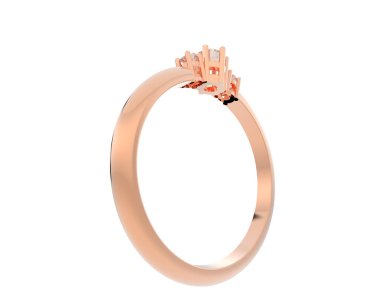 Halka arka planda izole. 3d görüntüleme - illüstrasyon