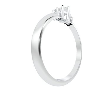 Halka arka planda izole. 3d görüntüleme - illüstrasyon