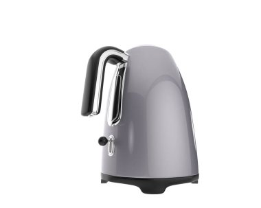 Elektrik ısıtıcısı beyaz arka planda izole edilmiş. 3d görüntüleme - illüstrasyon