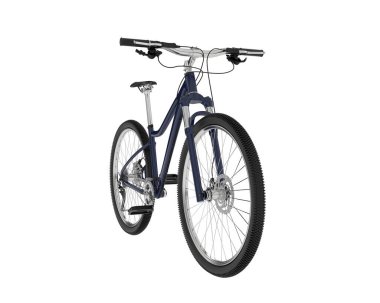 Dağ bisikleti beyaz arka planda izole edilmiş. 3d görüntüleme - illüstrasyon