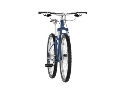 Dağ bisikleti beyaz arka planda izole edilmiş. 3d görüntüleme - illüstrasyon