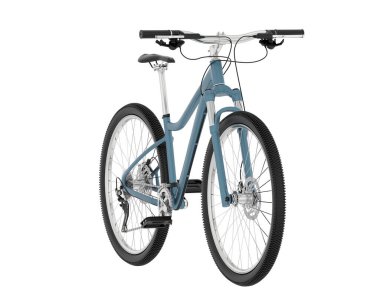 Dağ bisikleti beyaz arka planda izole edilmiş. 3d görüntüleme - illüstrasyon