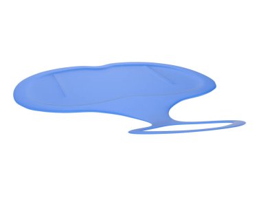 Kaydırma Kızağı arka planda izole edildi. 3d görüntüleme - illüstrasyon