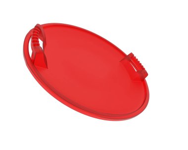 Kaydırma Kızağı arka planda izole edildi. 3d görüntüleme - illüstrasyon