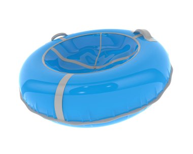 Arka planda kar tüpü izole edildi. 3d görüntüleme - illüstrasyon