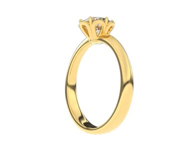 Beyaz arka planda izole edilmiş değerli taşları olan yüzük.. 