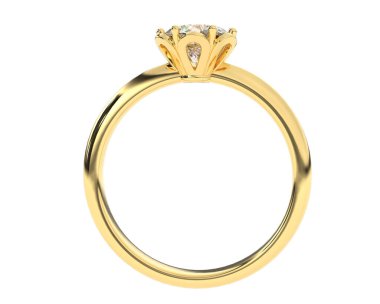 Beyaz arka planda izole edilmiş değerli taşları olan yüzük.. 