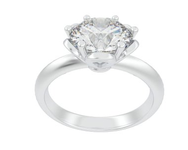 Beyaz arka planda izole edilmiş değerli taşları olan yüzük.. 