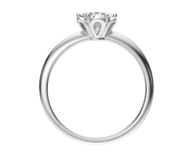 Beyaz arka planda izole edilmiş değerli taşları olan yüzük.. 