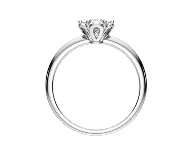 Beyaz arka planda izole edilmiş değerli taşları olan yüzük.. 