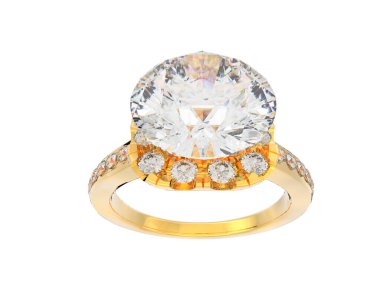 Beyaz arka planda izole edilmiş değerli taşları olan yüzük.. 