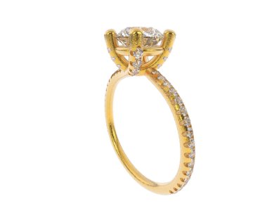 Beyaz arka planda izole edilmiş değerli taşları olan yüzük.. 