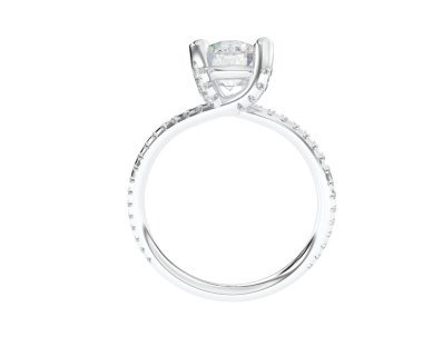 Beyaz arka planda izole edilmiş değerli taşları olan yüzük.. 