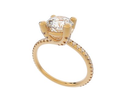 Beyaz arka planda izole edilmiş değerli taşları olan yüzük.. 