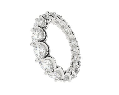 Beyaz arka planda izole edilmiş değerli taşları olan yüzük.. 