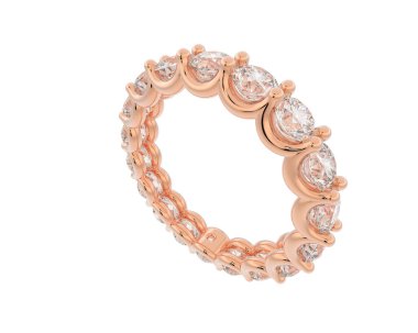 Beyaz arka planda izole edilmiş değerli taşları olan yüzük.. 