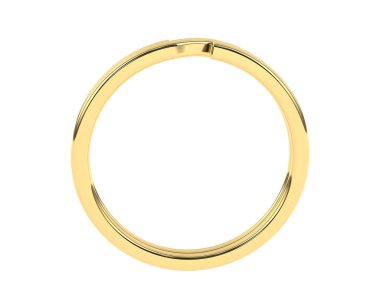 anahtar halka tasarımı beyaz arkaplanda izole edildi 