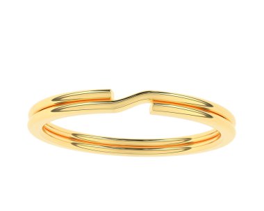 anahtar halka tasarımı beyaz arkaplanda izole edildi 