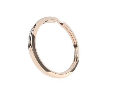 anahtar halka tasarımı beyaz arkaplanda izole edildi 