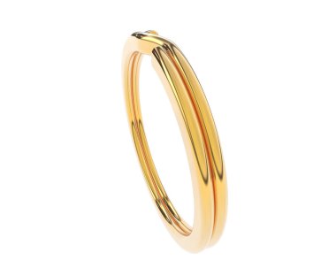 anahtar halka tasarımı beyaz arkaplanda izole edildi 