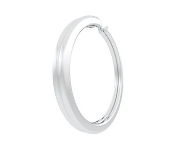 anahtar halka tasarımı beyaz arkaplanda izole edildi 