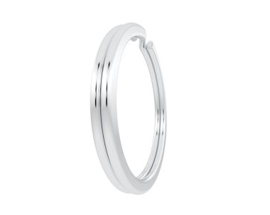 anahtar halka tasarımı beyaz arkaplanda izole edildi 