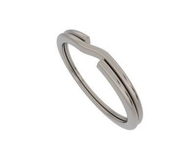 anahtar halka tasarımı beyaz arkaplanda izole edildi 