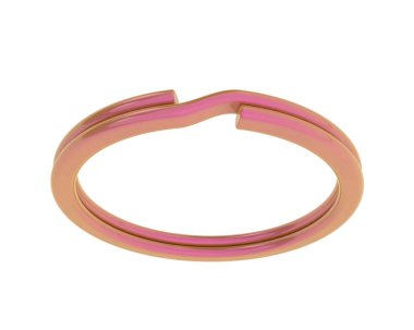 anahtar halka tasarımı beyaz arkaplanda izole edildi 