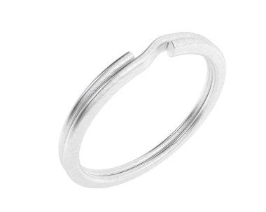 anahtar halka tasarımı beyaz arkaplanda izole edildi 