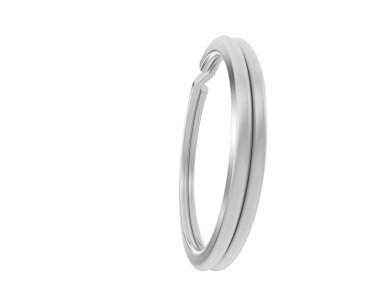 anahtar halka tasarımı beyaz arkaplanda izole edildi 