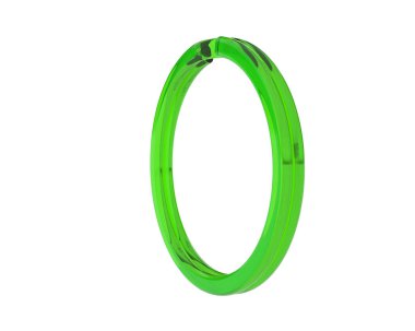 anahtar halka tasarımı beyaz arkaplanda izole edildi 