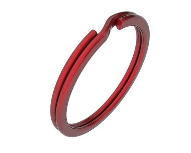 anahtar halka tasarımı beyaz arkaplanda izole edildi 