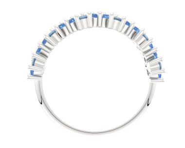 Güzel nişan yüzüğü arka planda izole edildi. 