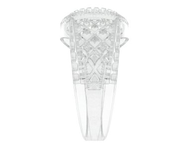 Güzel nişan yüzüğü arka planda izole edildi. 