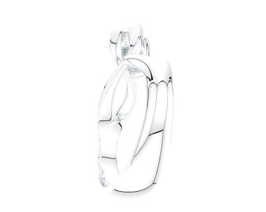 Güzel nişan yüzüğü arka planda izole edildi. 