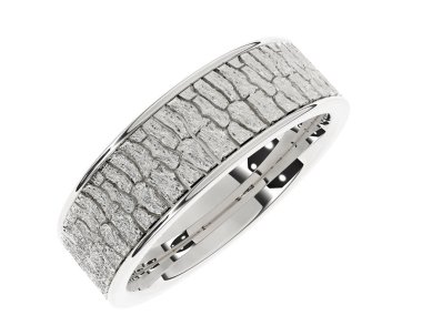 Güzel nişan yüzüğü arka planda izole edildi. 