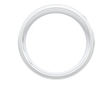 Güzel nişan yüzüğü arka planda izole edildi. 