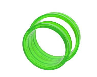 Güzel nişan yüzüğü arka planda izole edildi. 